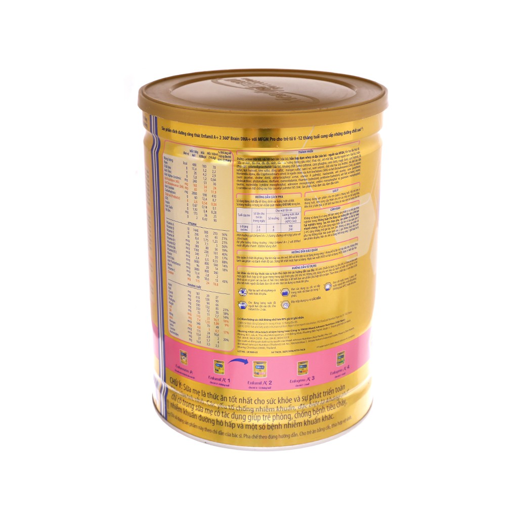 Sữa Bột Enfamil A+ Số 2