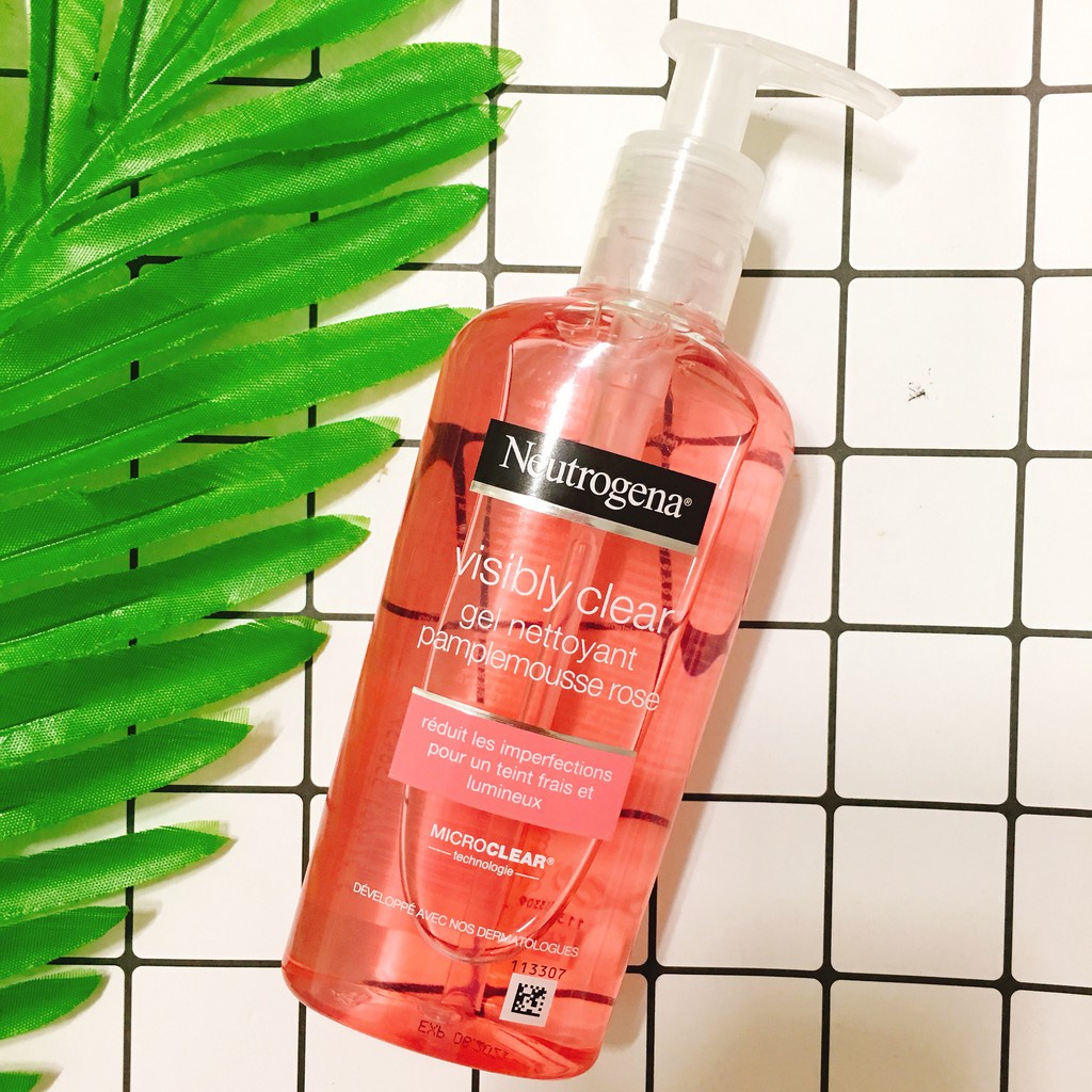 Sữa rửa mặt Neutrogena Visibly Clear Gel Nettoyant Pamplemousse Rose 200ml - S+ CARE