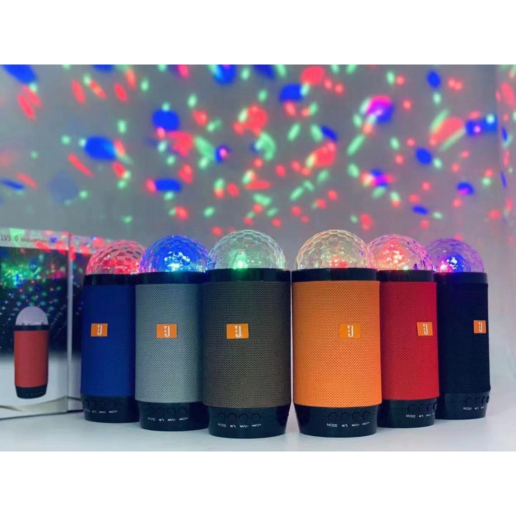 Loa Bluetooth LV300 , Kèm đèn sao lung linh , Nghe nhạc hay, Hỗ trợ cắm USB, Thẻ Nhớ