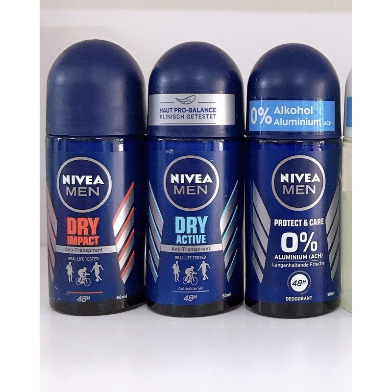 ( Có bill )Sáp Lăn Nách Nivea Men , Balea Men - Nội địa Đức