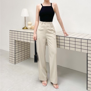 ÁO YẾM THUN GÂN BASIC ZAREEN THU132 ĐEN