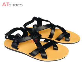Dép Da Nam Nữ Cao Cấp Da Bò Thật Dép Sandal Unisex Hàng Thiết Kế Nhẹ Nhàng Sang Trọng Chống Nước Atshoes KAxn201