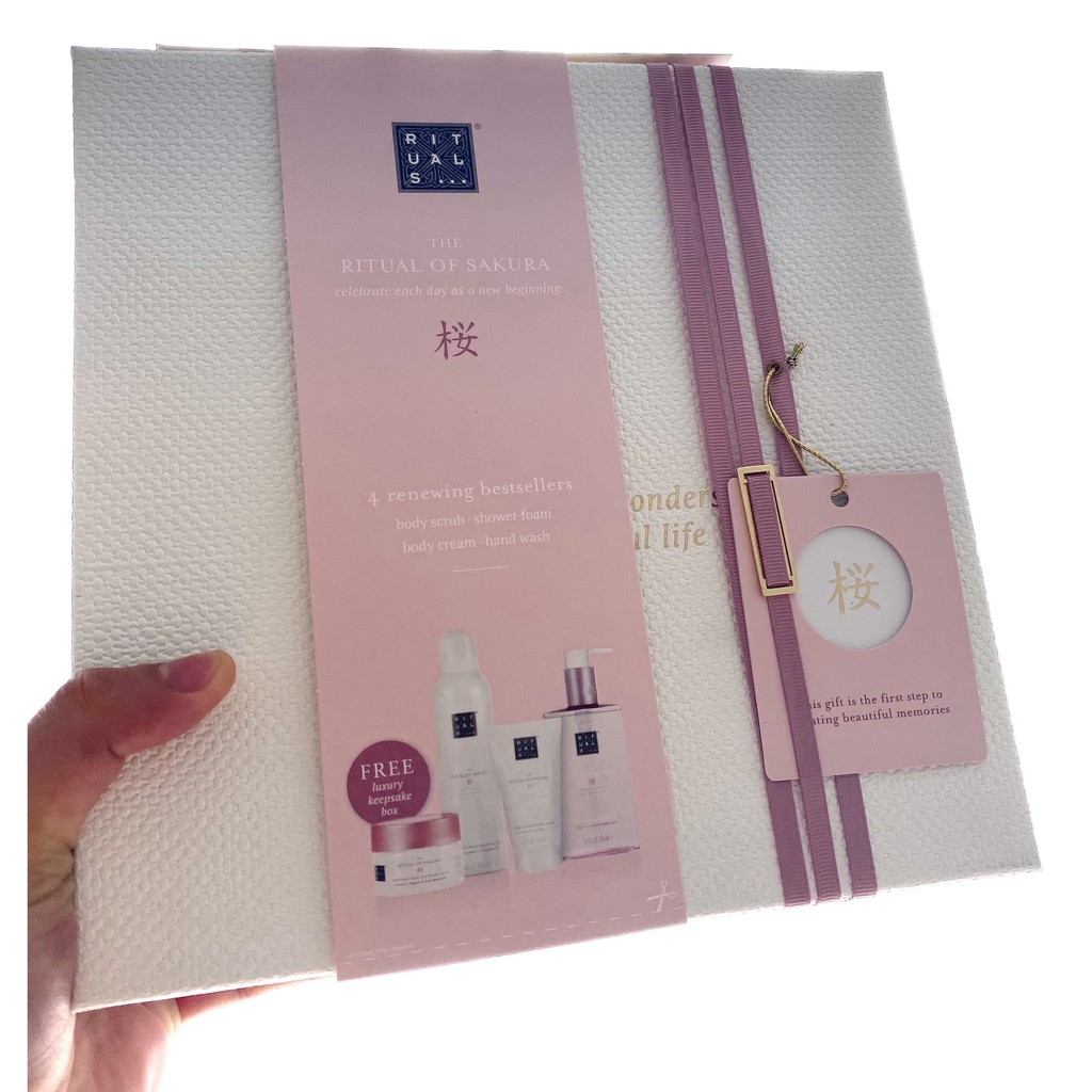 [BILL US/FR] Bộ Gift Set RITUAL Hoa Anh Đào Renewing gồm 4 món - THE RITUAL OF SAKURA