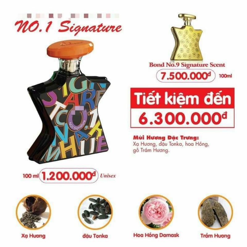 Nước hoa unisex Signature 100ml