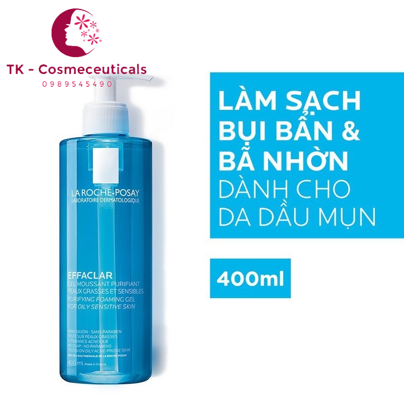 (CHÍNH HÃNG) Gel Rửa Mặt La Roche - Posay Effaclar Purifying Foaming Gel Cho Da Dầu Mụn Nhạy Cảm