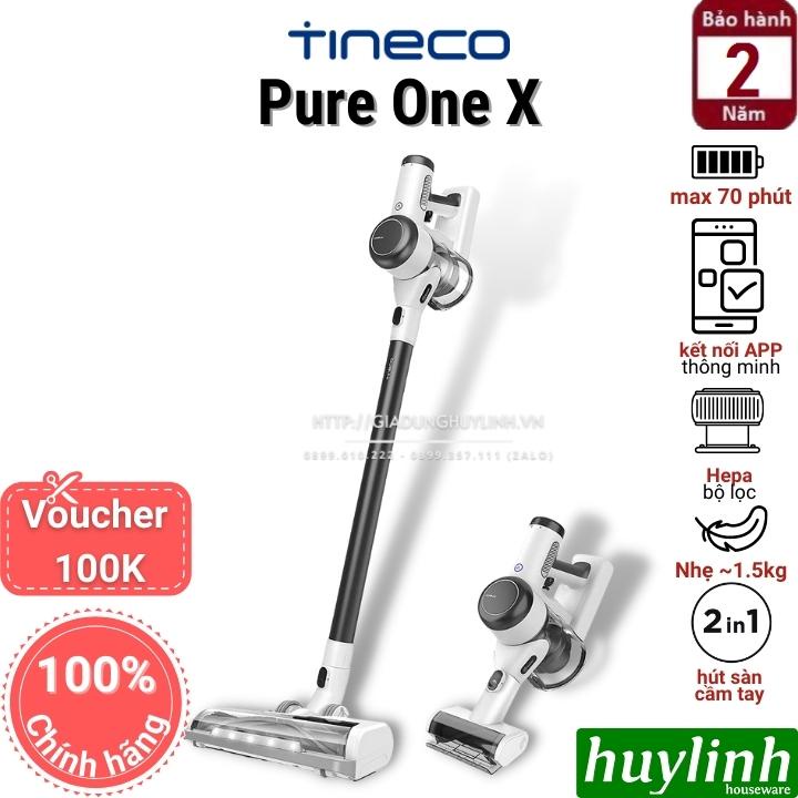 [Mã ELHA10 giảm 6% đơn 5TR] Máy hút bụi không dây thông minh Tineco Pure One X - Chính hãng