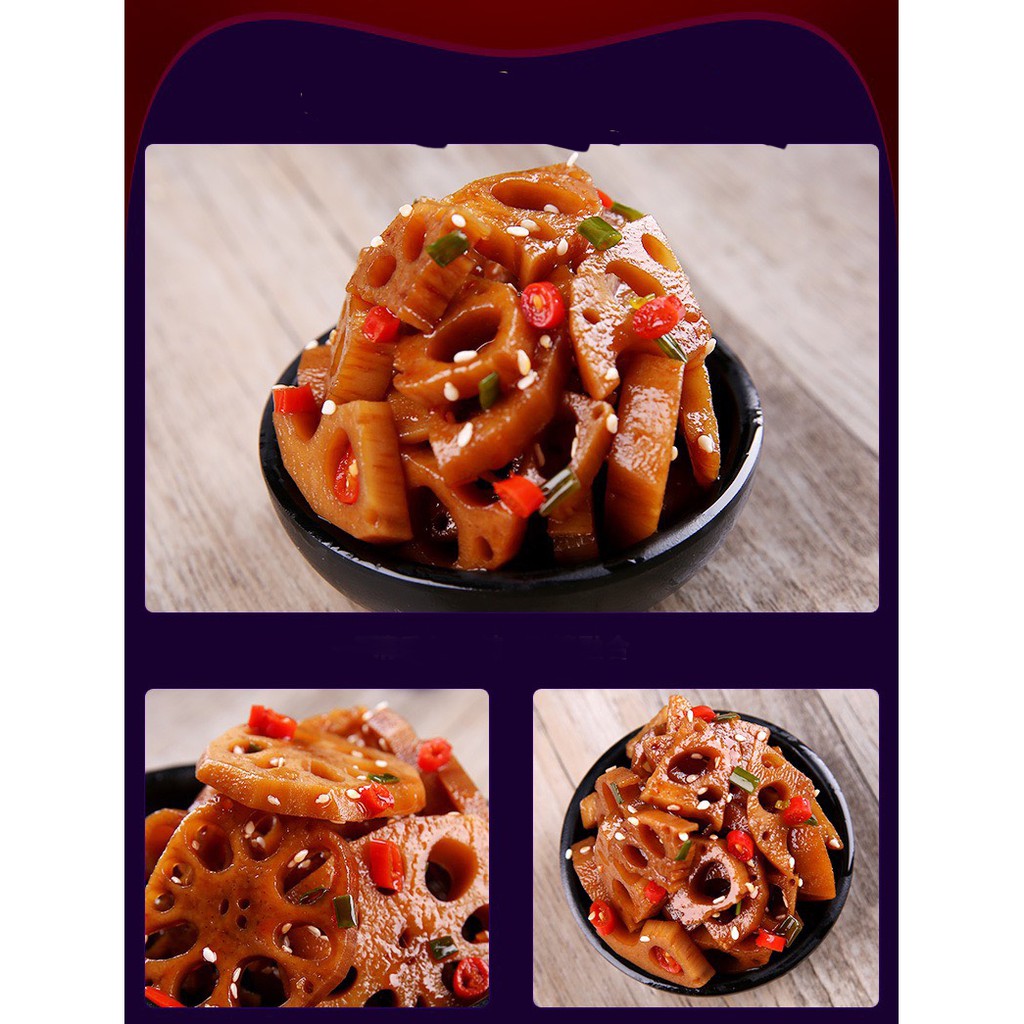 Rong biển tươi chua cay - Củ sen chua cay (Đặc sản nội địa)