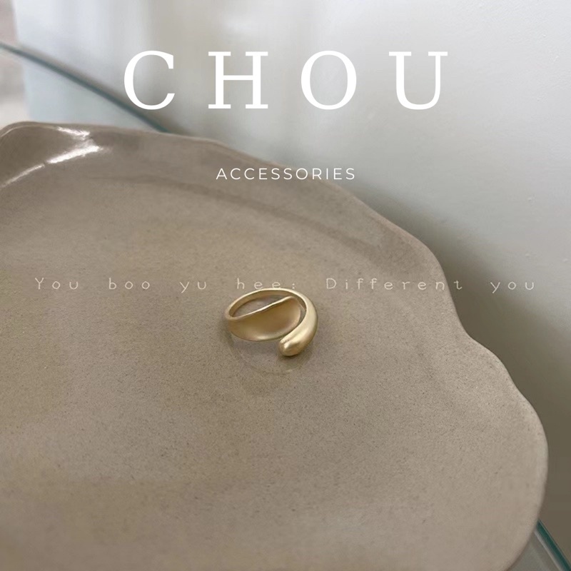 Nhẫn Nhám Dáng Hở | CHOU ACCESSORIES |