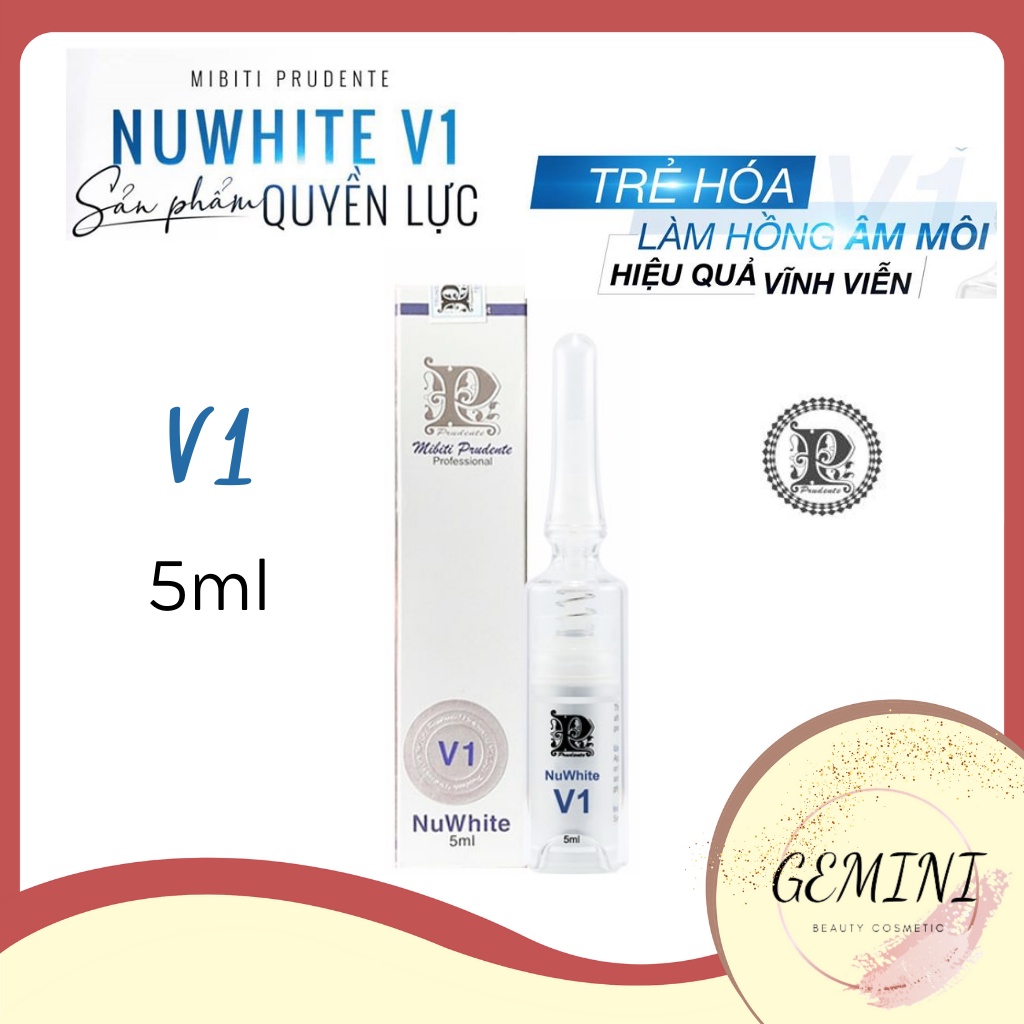 Kem trẻ hóa, làm hồng môi Cô Bé Nuwhite V1 Mibiti Prudente chính hãng
