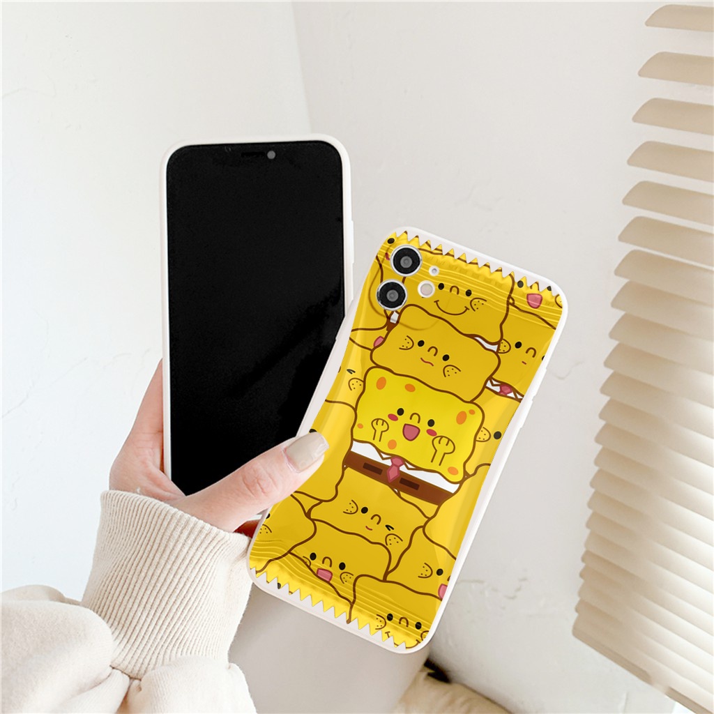 Ốp lưng iphone vỏ kẹo nền bóng bánh xốp vàng cute 6/6splus/7/7plus/8/8plus/x/xr/xs/11/12/13/14/pro/max/plus/promax