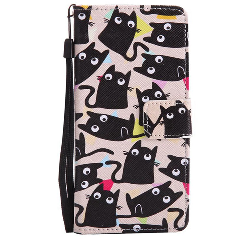 For Samsung Galaxy S8 S9 Leather Flip Stand Cover case