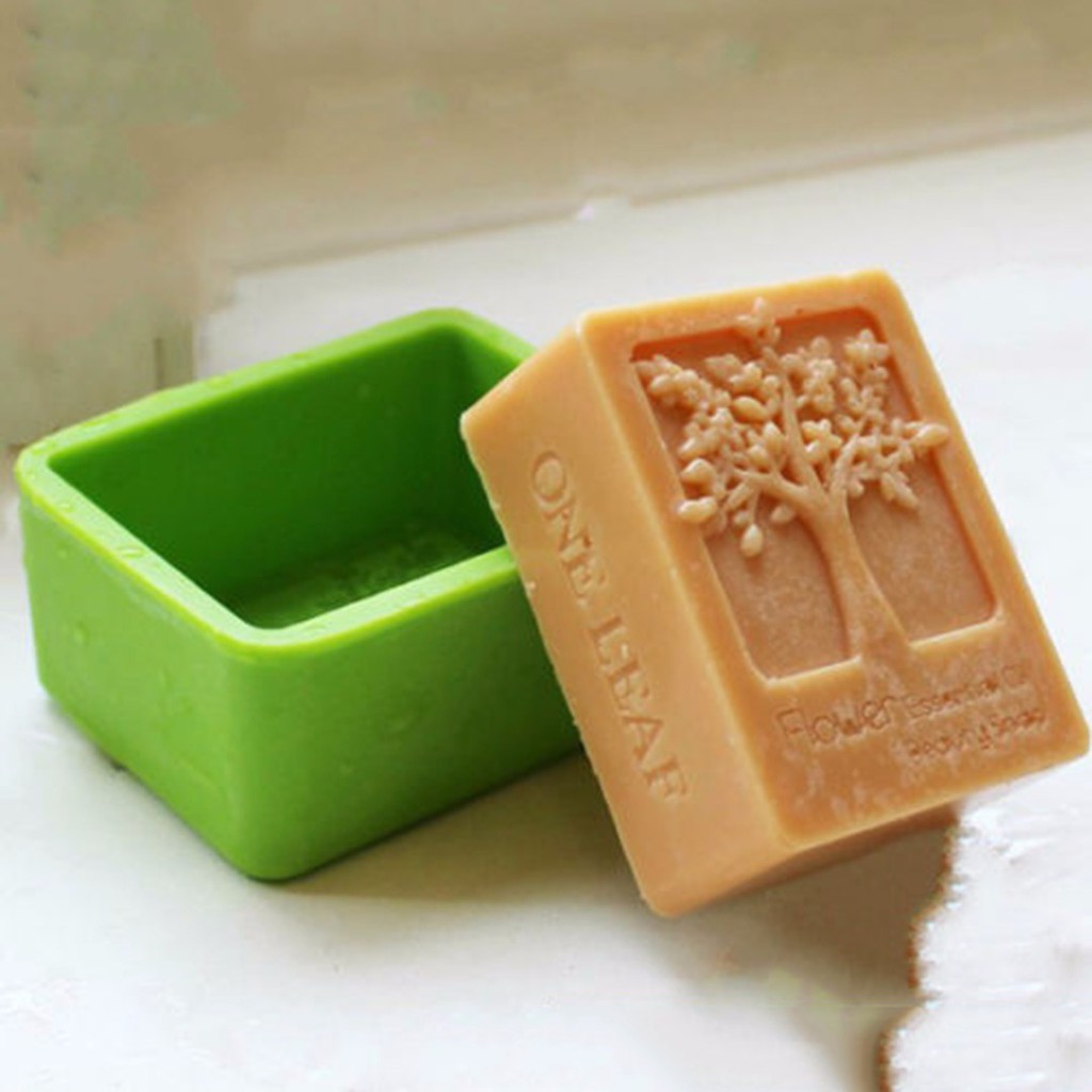 Khuôn Silicone Hình Chữ Nhật Làm Xà Phòng Thủ Công