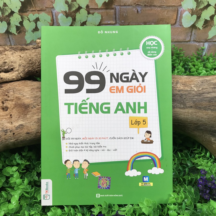 Sách - 99 Ngày Em Giỏi Toán, Tiếng Việt, Tiếng Anh - Lớp 5 (Bộ 3 quyển, lẻ tùy chọn)