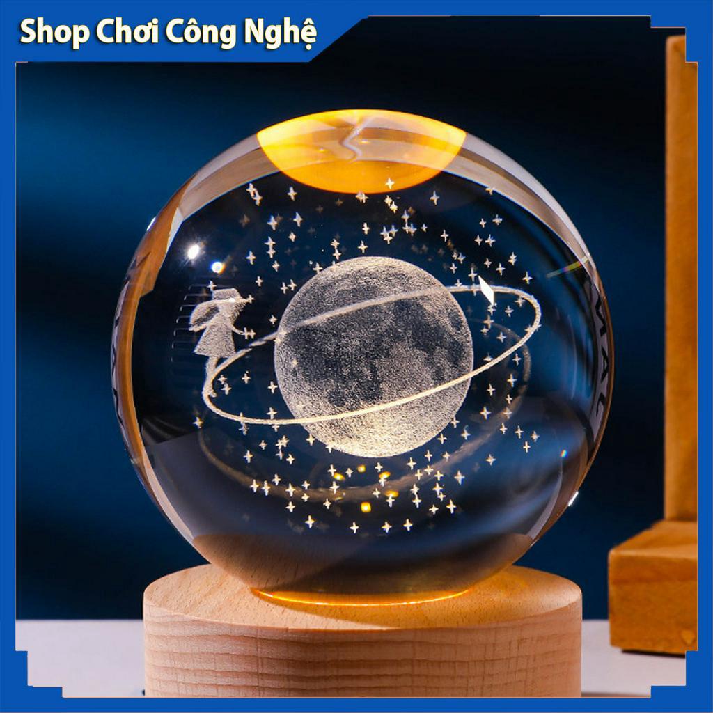 Quả cầu pha lê phát sáng Tình Yêu, đèn trang trí phòng ngủ, qùa tặng đầy ý nghĩa