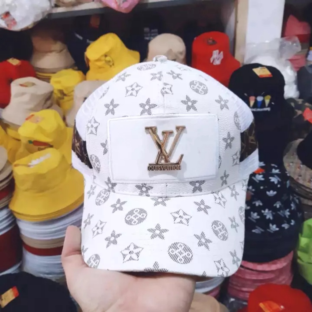 Mũ Lưỡi Trai DA LV ❤️Freeship❤️  Phong Cách Trẻ Trung