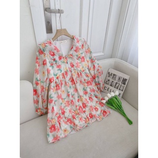 ĐẦM BBD HOA SUÔNG TAY PHỒNG