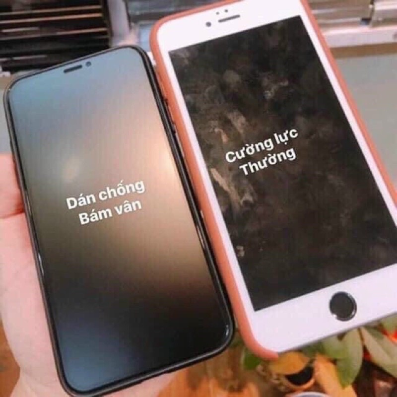 Kính cường lực ip chống vân tay, mồ hôi AG full màn, màu nhám cho Ip 6s/6sPlus/7G/8G/7P/8P/X/Xs/Xs/11/12