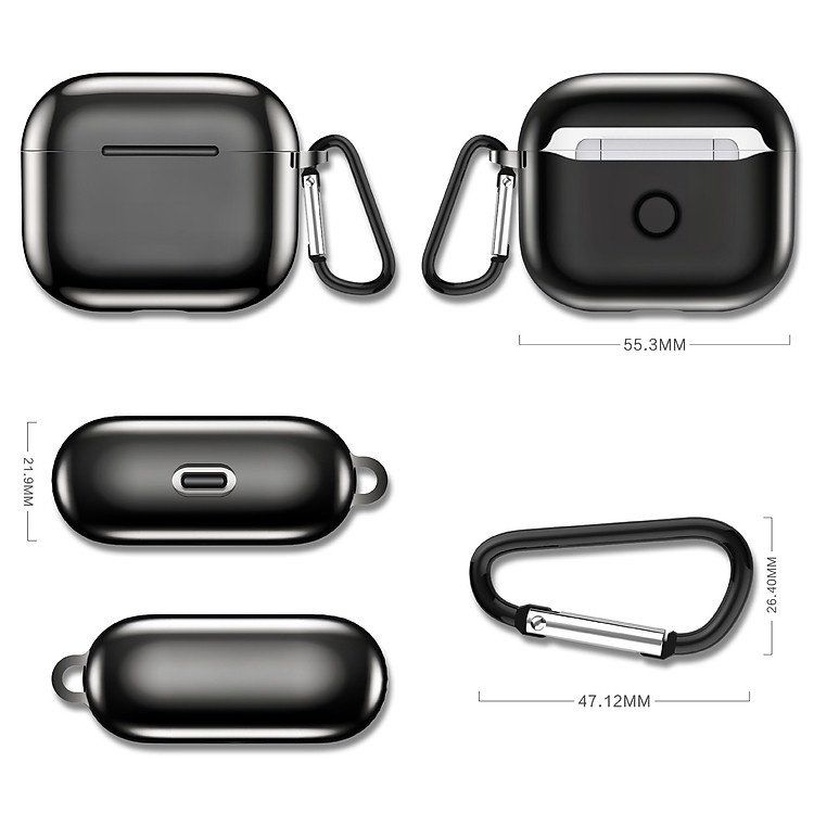 Bao Case Ốp Mạ Chrome Cao Cấp Cho Airpods 3.