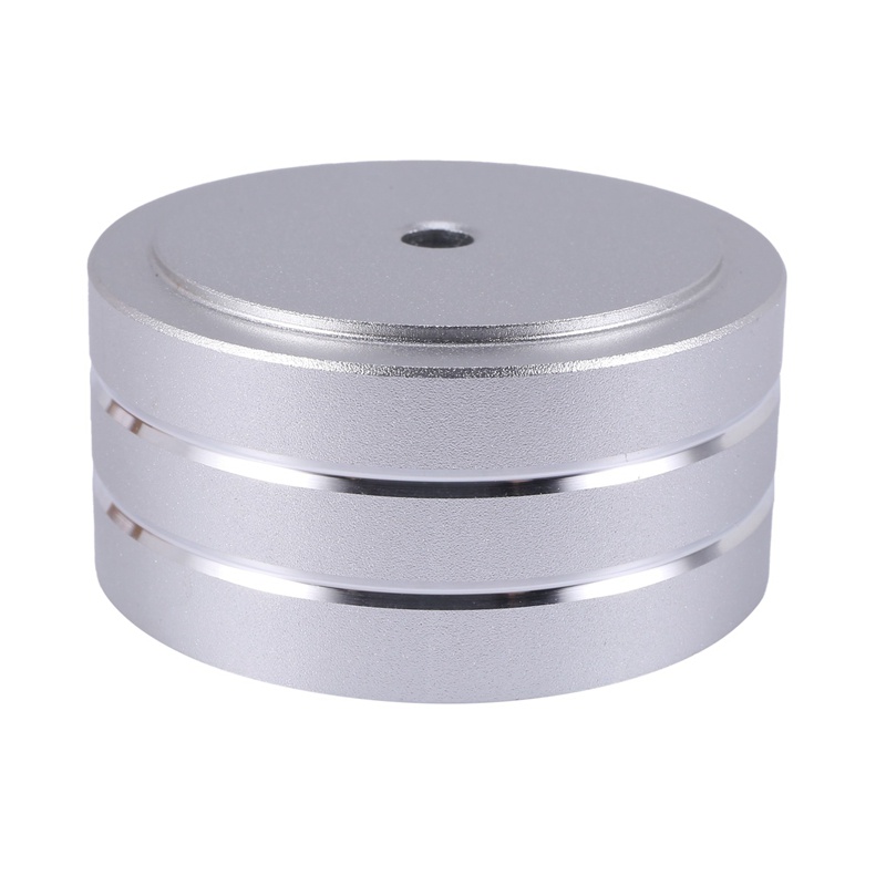 Set 4 Miếng Đệm Cách Ly Loa HiFi Bằng Nhôm Màu Bạc 40X20mm