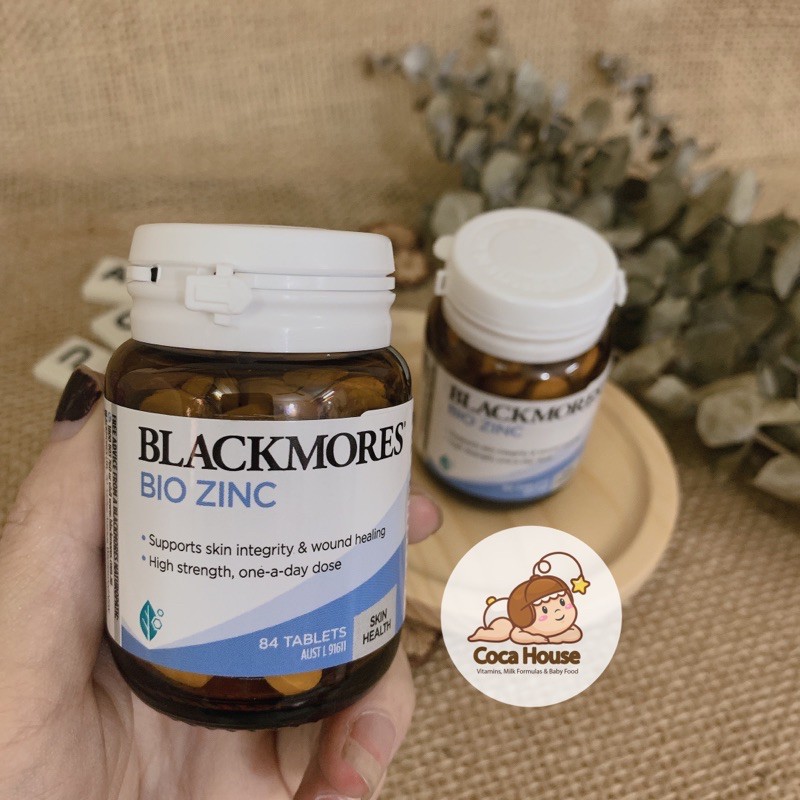 BLACKMORES BIO ZINC 84 VIÊN✅Hàng chính hãng, đủ bill và tem✅hỗ trợ giảm mụn, đẹp da