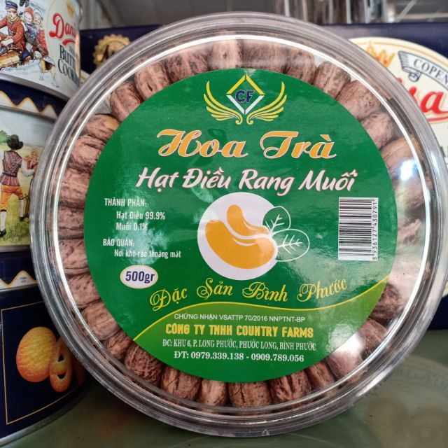 HẠT ĐIỀU RANG MUỐI 500gr