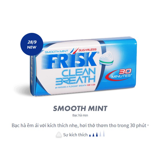 Kẹo ngậm bạc hà Clean Breath (hộp 50 viên) Siêu ngon