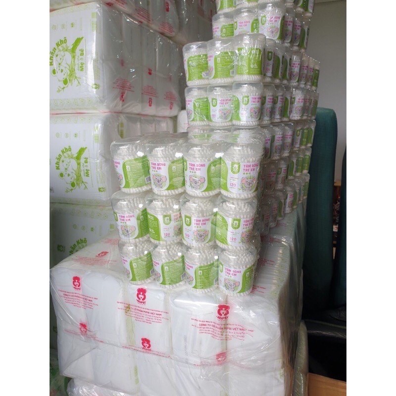 Tăm Bông Kháng Khuẩn Mipbi Cho Bé