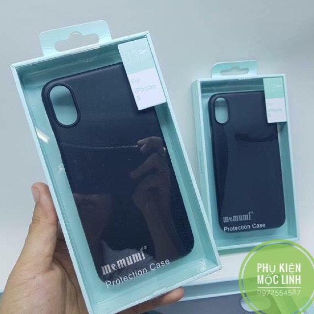 ỐP MEMUMI IPHONE XS MAX X SIÊU MỎNG 0.3MM CAO CẤP | WebRaoVat - webraovat.net.vn