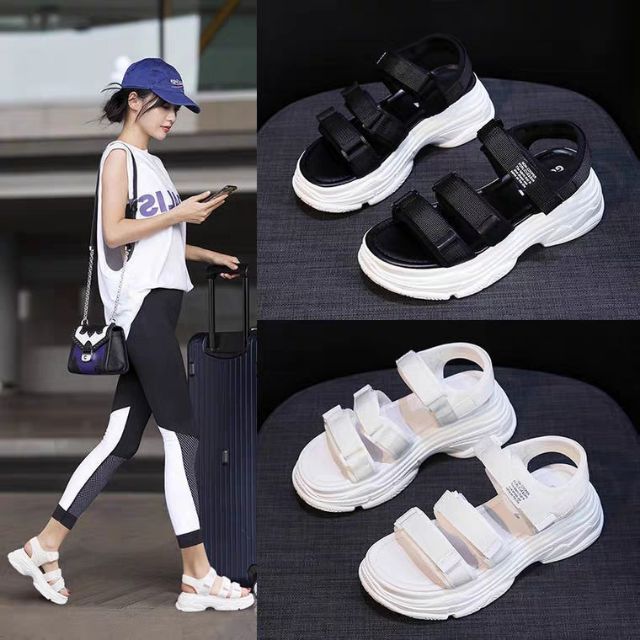 TẾT🌺 SALE Giày HOT HOT Sandal nữ 3 quai thời trang Hàn Quốc đế 5.5cm | Hot He 2020 | Cực Đẹp . ' ^ ` ^ ' :
