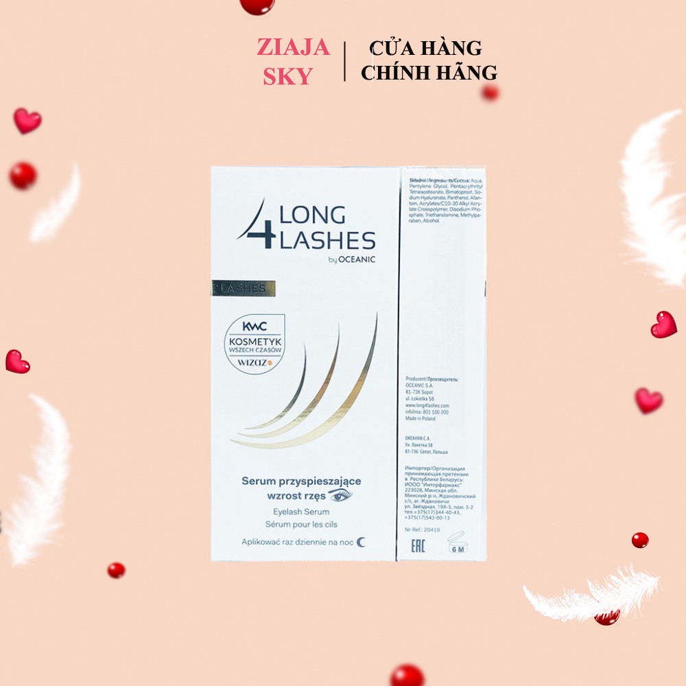 Dưỡng Dài Mi 4 LONG LASHES - Đẹp Tự Nhiên Không Kích Ứng Mi