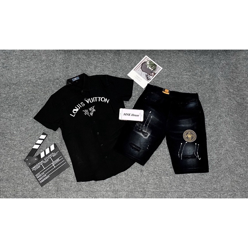 Quần Short Jean Nam Cao Cấp