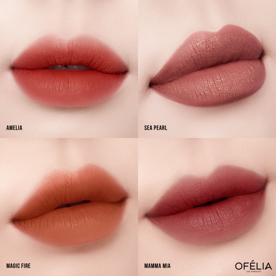 Set Son LIPSTICK & CHILL Version 1 - OFÉLIA Glacier + Modern Matte + Touch of Rose (5g x 3,5g x 4ml) | Thế Giới Skin Care