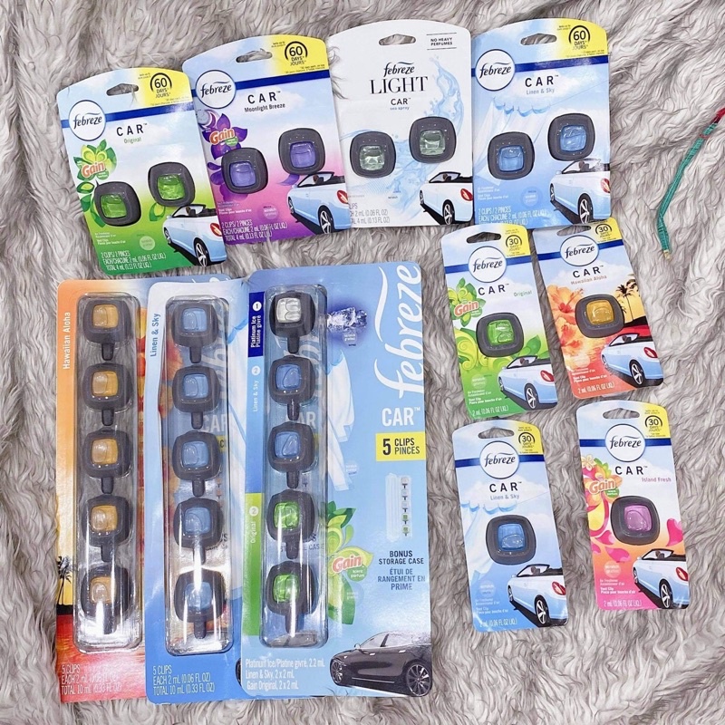 Nước hoa Thơm xe hơi febreze set 5