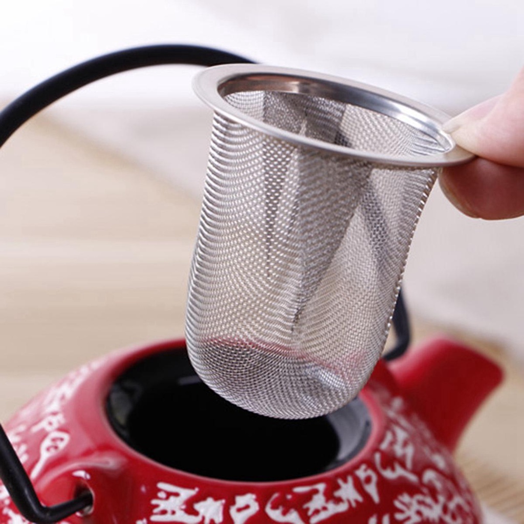 Cốc Lọc Trà Bằng Thép Không Gỉ Tái Sử Dụng Tiện Lợi
