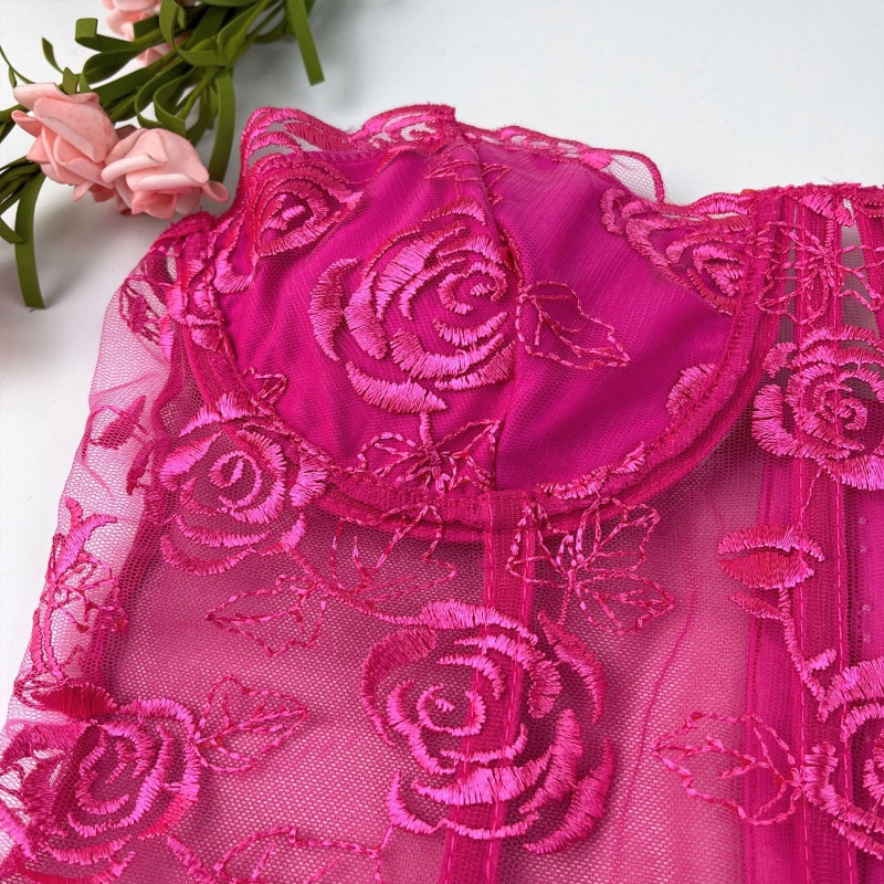 Áo Lót Ren Không Dây Thêu Hoa Quyến Rũ Cho Nữ