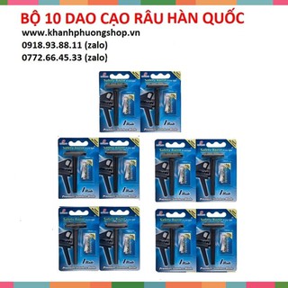Dao cạo râu - bộ dao cạo râu 10 đầu _mhs