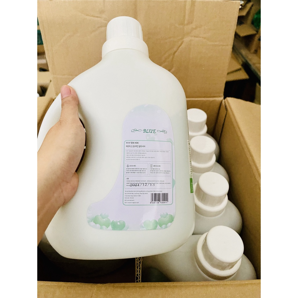 Nước giặt Xả Blue Hương hoa can 2 lít / Siêu lưu hương
