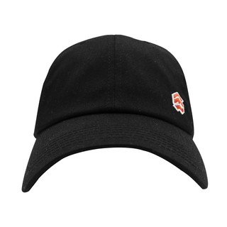 5theway® 5tw/rtw traditional fit cap™ in black/orange aka nón lưỡi trai đen logo cam