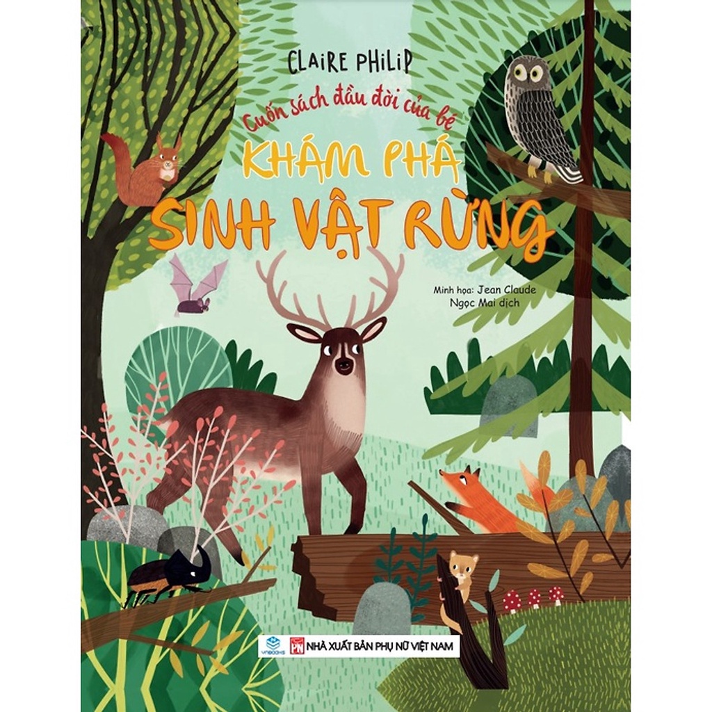 Combo 4 Cuốn sách đầu đời của bé: Khám phá Vũ Trụ, Trái Đất, Sinh vật Rừng và Động vật hoang dã