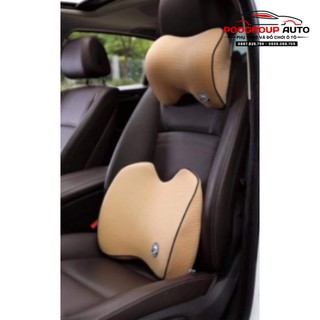 CHÍNH HÃNG GIÁ SIÊU RẺ - Bộ gối  tựa đầu và gối tựa lưng Oto Kangchebao