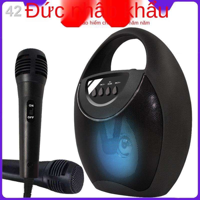 ALoa bluetooth không dây âm lượng cao thanh di động gia đình thẻ ngoài trời đa chức năng karaoke siêu trầm vũ trường vuô