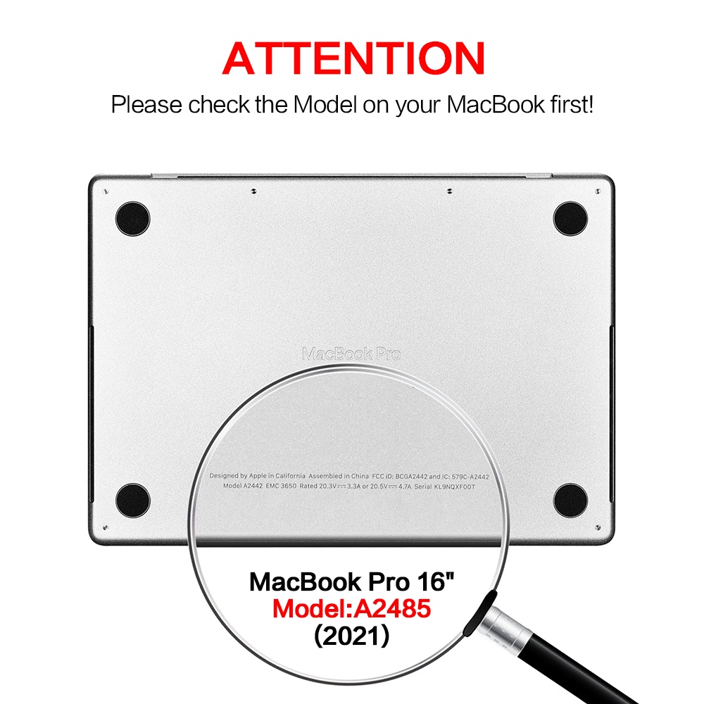 Vỏ Da Mỏng Bảo Vệ Chống Sốc Chống Trầy Xước Phong Cách Cổ Điển Cho Macbook Pro 14/16 inch