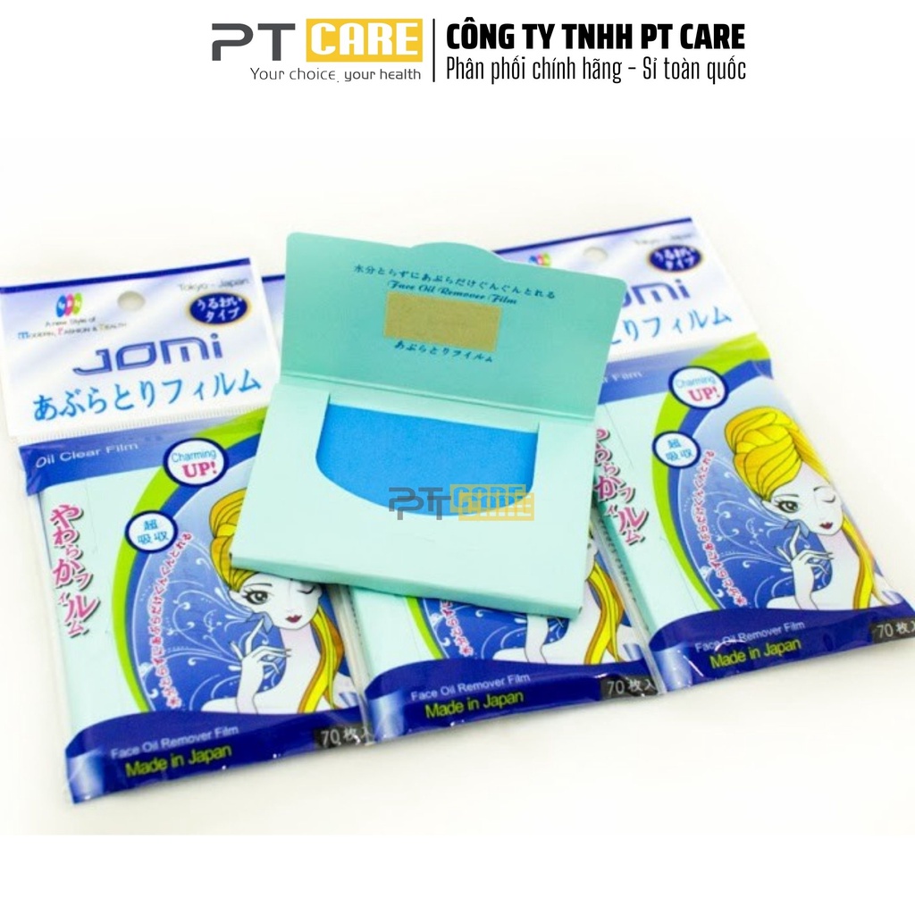 PT CARE | Phim Thấm Dầu Jomi 70 Tờ/Gói Oil Clear Film