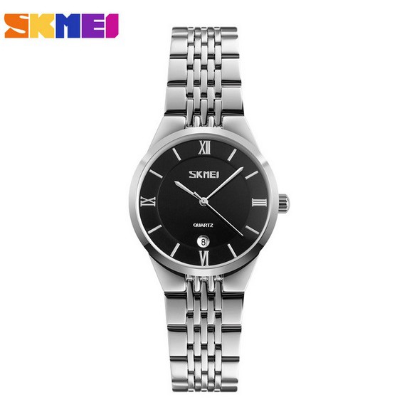 Đồng hồ nữ siêu mỏng dây thép không gỉ Skmei 9139