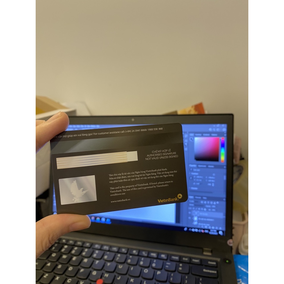 Danh thiếp thông minh in hình thẻ đen trang trí VTIN - TÊN/QR code THEO YÊU CẦU - thẻ cá nhân 1 chạm