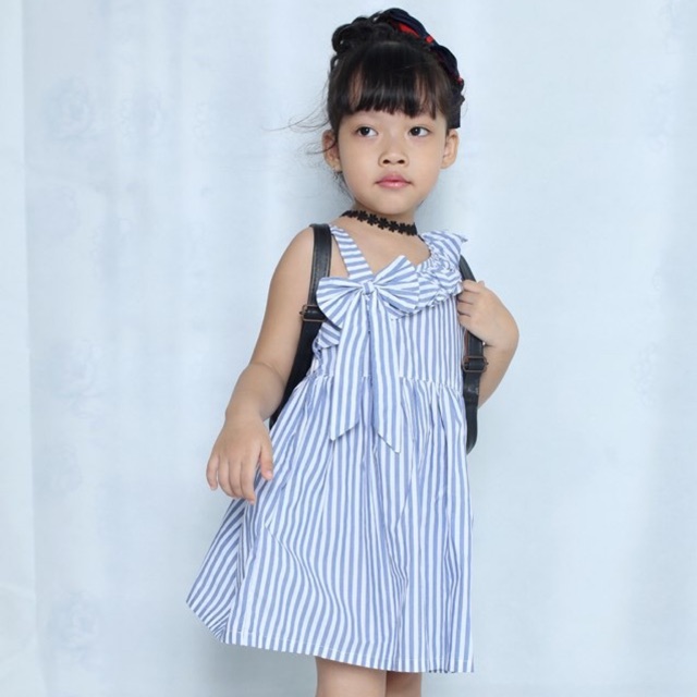 Đầm bé gái lệch vai dành cho bé từ 2-6 tuổi [FREESHIP ĐƠN TRÊN 150K]