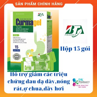 Dung Dịch Dạ Dày Curmagel- giảm nóng rát, khó tiêu đau thượng vị, ợ chua do viêm loét dạ dày, tá tràng