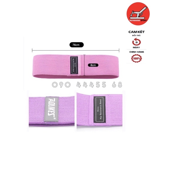 Dây Mini Band Đàn Hồi Kháng Lực Tập Mông Chân Đùi Loại Chuyên Gym & Yoga