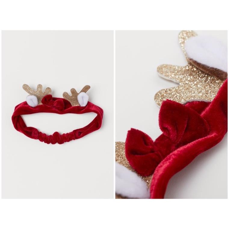 Turban, bờm hươu noel cho bé gái vợt sale