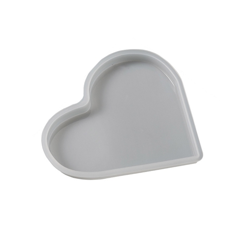 Set 1 / 4 Khuôn Silicone Làm Bảng Tên Hình Trái Tim Kỷ Niệm